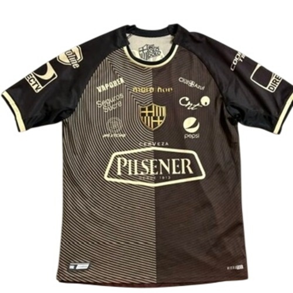 Marathon Sports Barcelona Jersey Dinenno 9 Mens Small SC 2018 black and gold